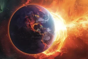 Maa auringon iskun alla: voimakas plasmapurkaus auringosta uhkaa maata magneettisilla myrskyillä